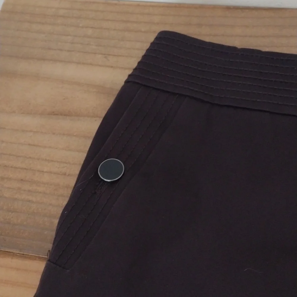 J. Crew Dark Brown Pencil Skirt w/ Pockets Like New Size 2